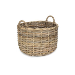 Wicker Rattan Log Storage Basket