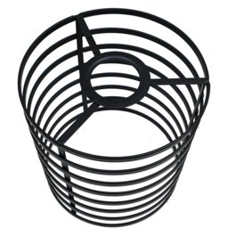 40.64cm H Metal Novelty Lamp Shade ( Uno ) in Black