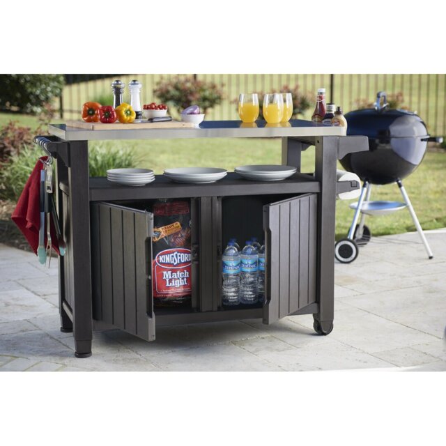 BBQ Table Garden Storage