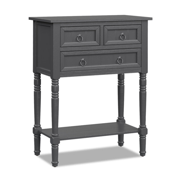 Allya 60Cm Solid Wood Console Table