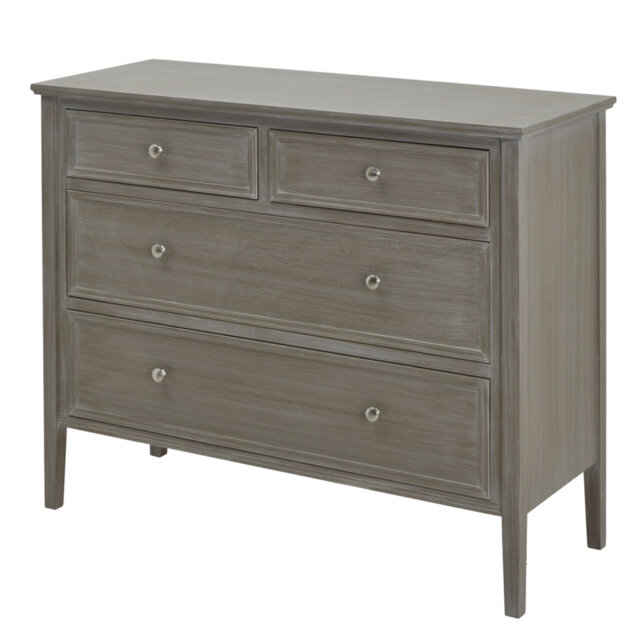 Ashmin 110cm W 4 - Drawer Chest of Drawers