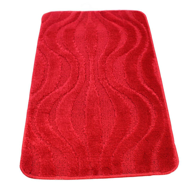 Westward Ho Evelina Bathroom Bath Mat 1 Piece -Pink- Soft and Durable Polypropylene Rug Non Slip Quick Dry Design 50 x 80 cm for Everyday Use