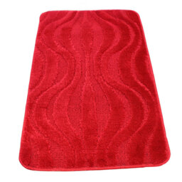 Westward Ho Evelina Bathroom Bath Mat 1 Piece -Pink- Soft and Durable Polypropylene Rug Non Slip Quick Dry Design 50 x 80 cm for Everyday Use