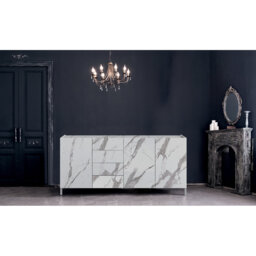 Large Eddy White Marble sideboard