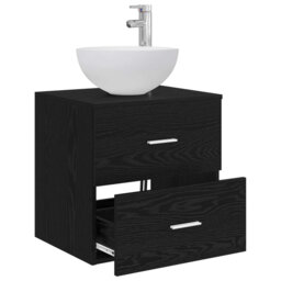 Single Bathroom Vanity with Ceramic Basin