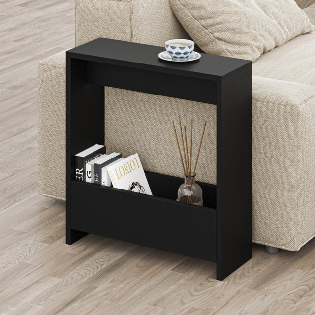 Beeler Modern Slim Compact Side Table
