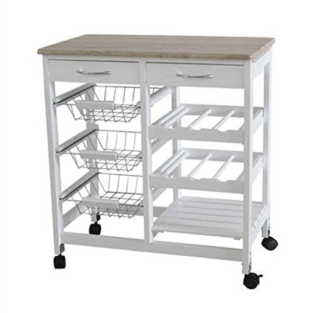 Wood Kitchen Cart