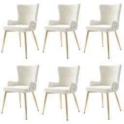 Dining Chairs Set Of Upholstered Armchairs