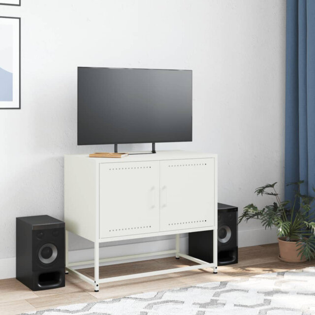 Vidaxl TV Cabinet Black 100.5X39x60.5 Cm Steel