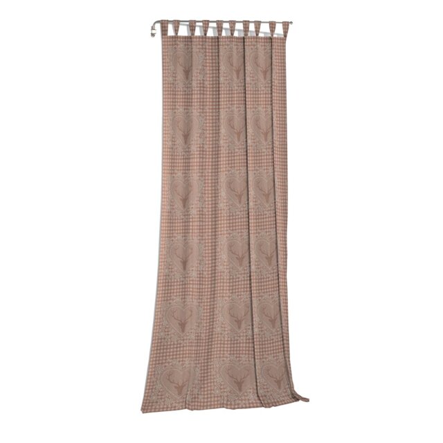 Devos Room Tab Top Curtain Single Panel, Opaque