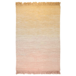 Hunterstown Cotton Yellow/Brown/Pink Rug