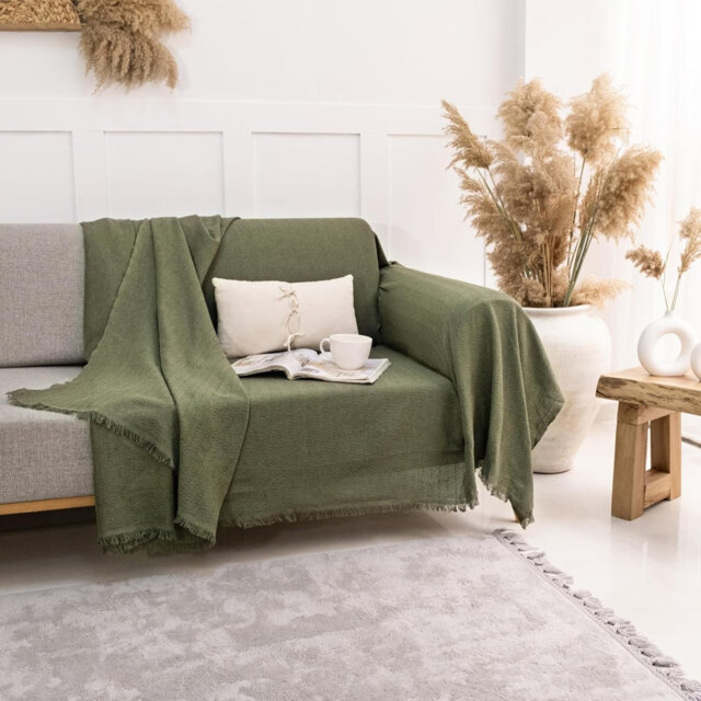 Cotton Box Cushion Sofa Slipcover