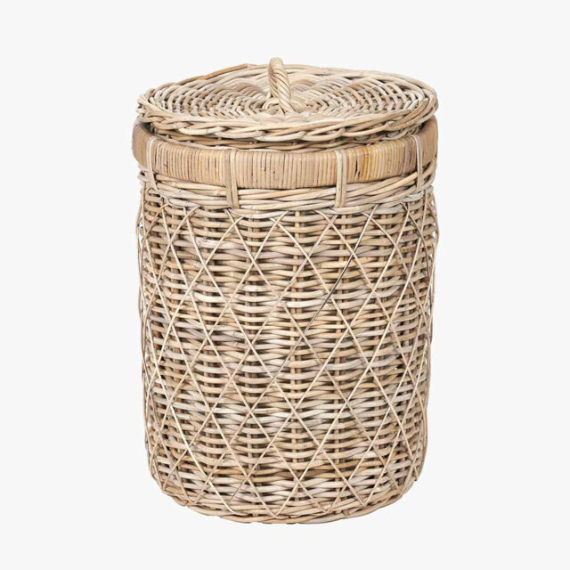 Ebern Designs Sabrenna Wicker Decorative Bin