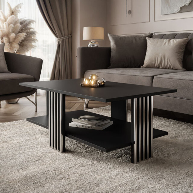 Four Leg Coffee Table with Storage