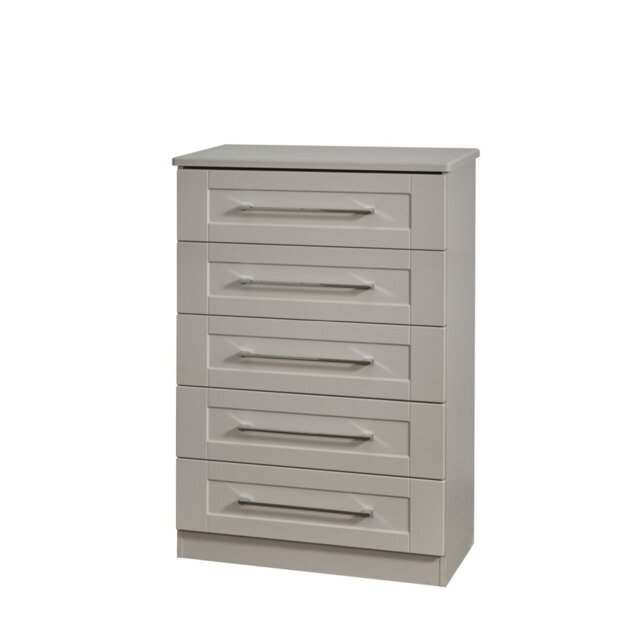 Fully Assembled Yoherlin 5 Drawer 76.5Cm W Chest of Drawers