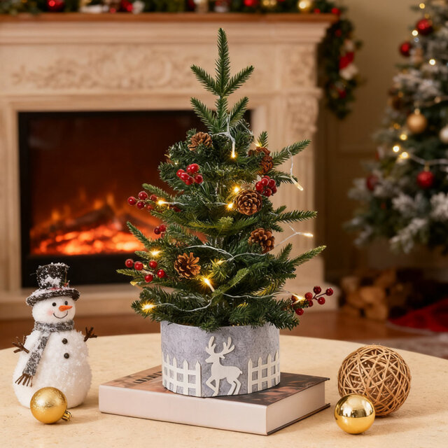 Small Mini Christmas Tree Set