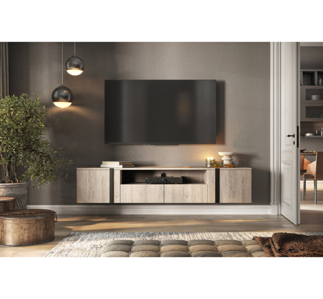 "Alienna Unfinished TV Stand for TVs up to 55"""