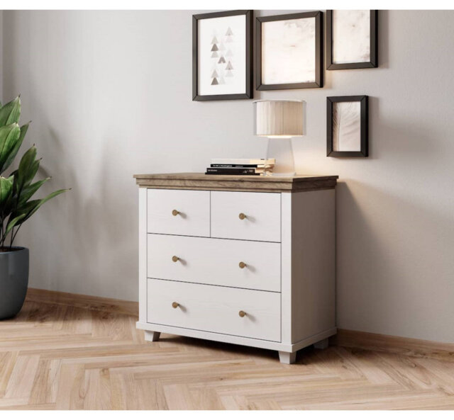 Dainian 4 Drawer 90Cm W Chest of Drawers