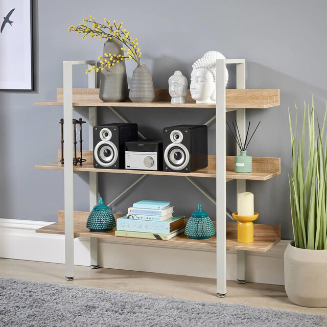 Matta 106cm H x 120cm W Iron Ladder Bookcase