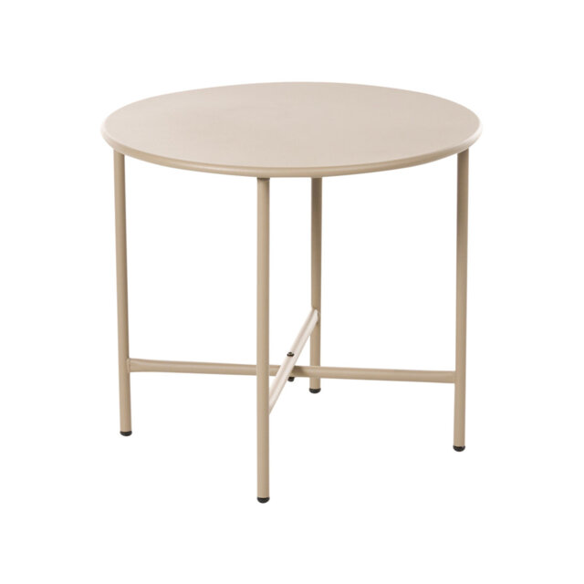 Round Steel Outdoor Bistro Table - 50 cm W 50 cm D