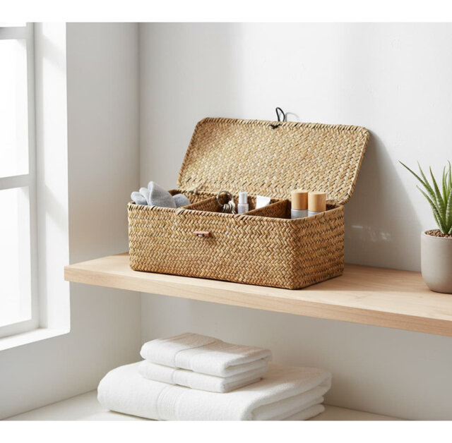 Highland Dunes Cotton Decorative Basket