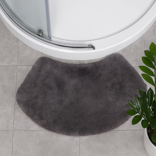 Curved Shower Bath Mat