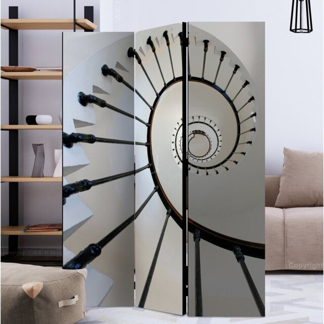 Mihrtad 172cm H Solid Wood Folding Room Divider