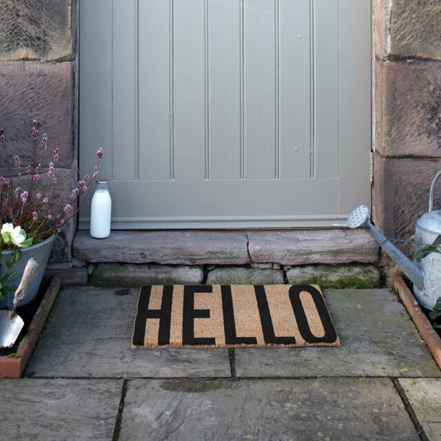 Bayles Big Hello Kitchen Mat