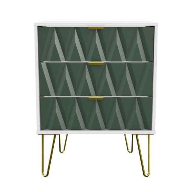 Fully Assembled Peoa 3 Drawer 57.5Cm W Chest of Drawers