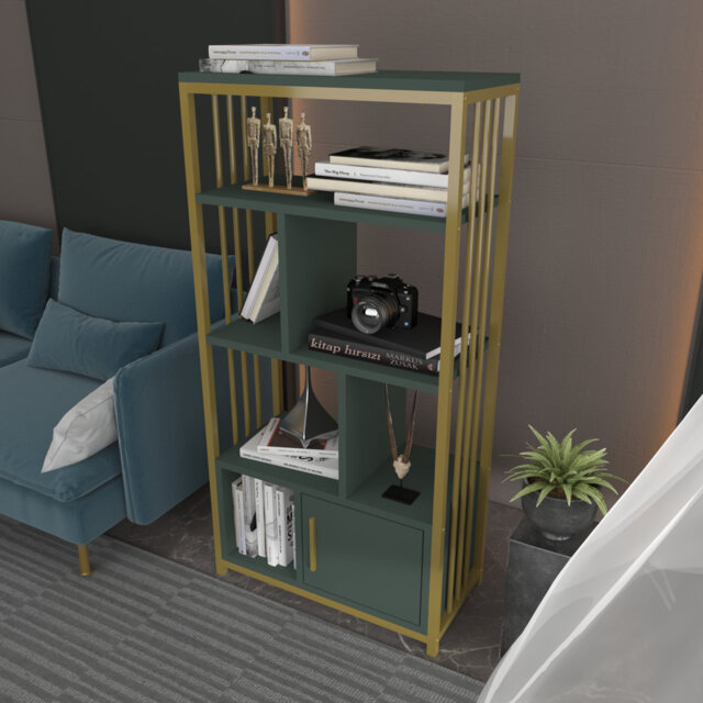 Valero 120cm H x 60cm W Bookcase