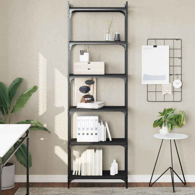 Adeife 188cm H x 30cm W Metal Standard Bookcase