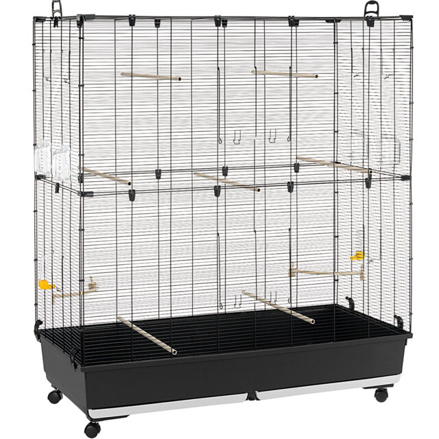 135Cm Flat Top Floor Bird Cage with Wheels