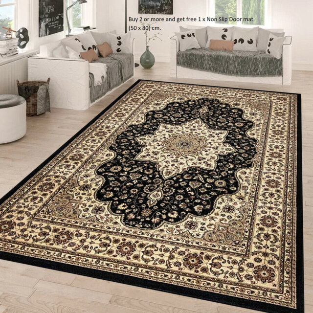 Modern Traditional Floral  Rugs Large Area Rug for Living Room Bedroom Carpet