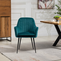 Anoek 47cm H Velvet Upholstered Dining Chair