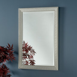Pinckneyville Solid Wood Rectangle Wall Mirror