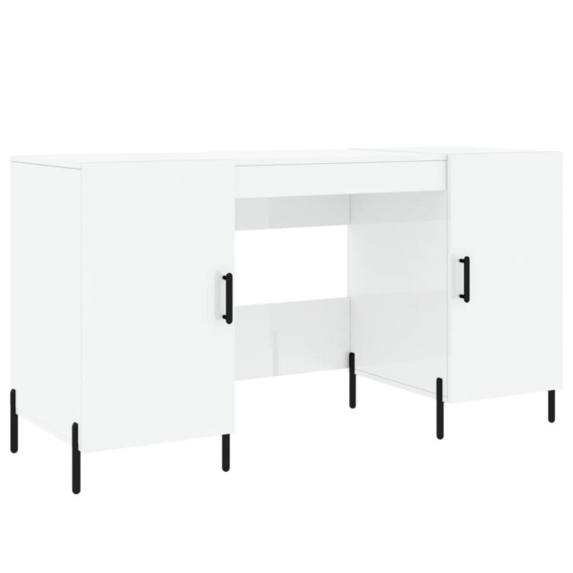 Bowerville Metal Base Writing Desk