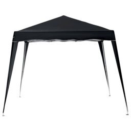 3 X 3m Pop-up Gazebo Tent, No Tool Setup, 210d Silver Coated Oxford Canopy, Powder-coated Steel Frame, 4 Guy Ropes & 8 Ground Stakes, Portable Carry B