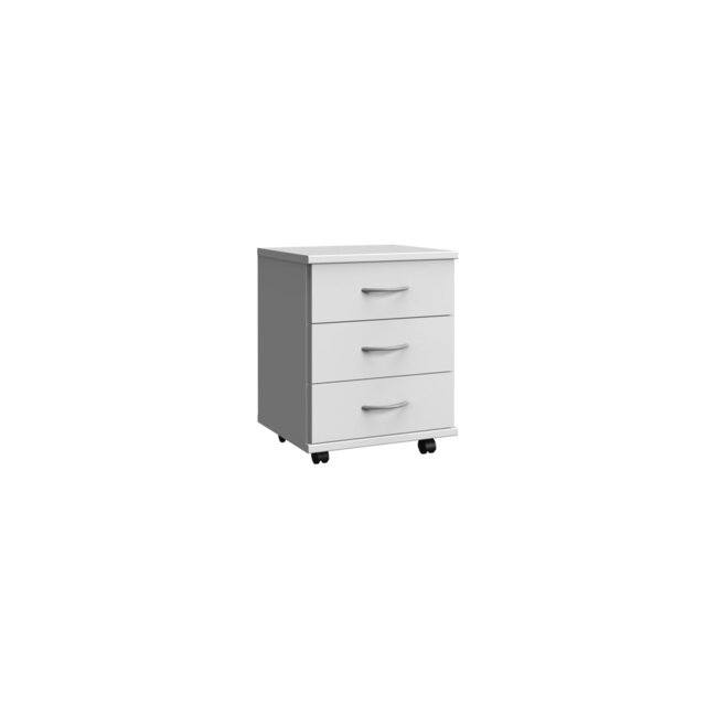 Kare 46cm Wide 3 -Drawer Mobile File Cabinet