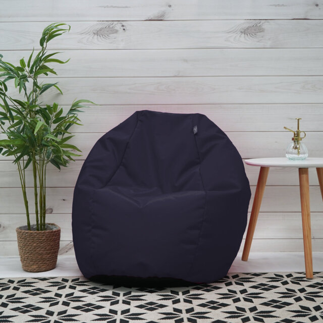 rucomfy Beanbags Kids Classic Bean Bag Chair with Filling - Wipe Clean Water-Resistant Comfortable Outdoor Garden Seat for Kids - 60 x 65 x 65cm
