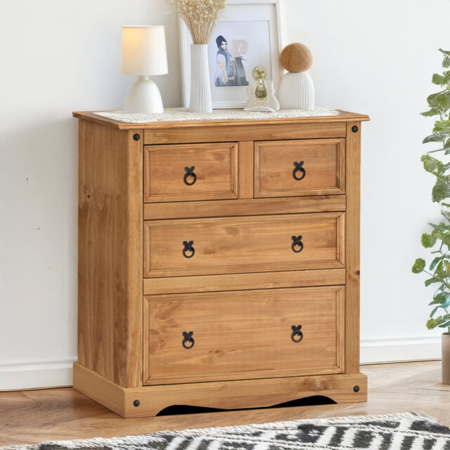 Bridewell 4 Drawer 82Cm W Chest of Drawers