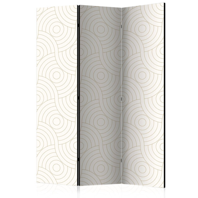 Guislain 135cm W x 172cm H 3 - Panel Solid Wood Folding Room Divider