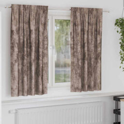 Curtain With Curtains 2 Pcs Velvet