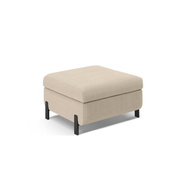 Ryott 72cm Wide Solid Colour Pouffe Ottoman