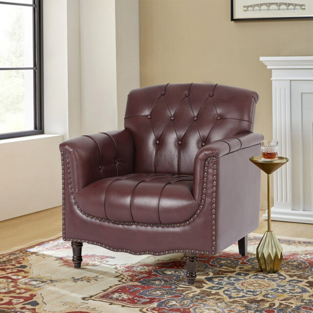 80 Cm Wide Tufted Armchair