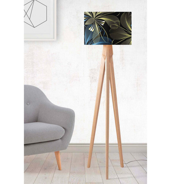 25cm H Cotton Drum Lamp Shade ( Spider )