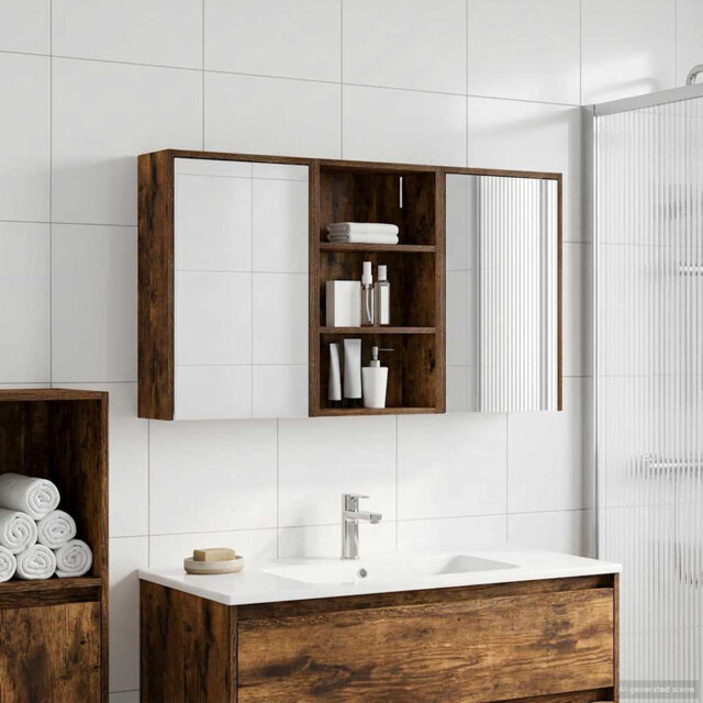 W H Wall Mounted Required Medicine Cabinet Mirror 6