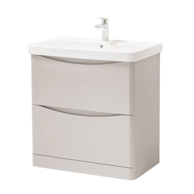 Clifton 800mm Free Standing Single Bathroom Vanity with Vitreous China Basin