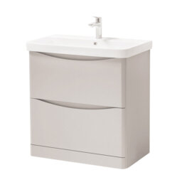 Clifton 800mm Free Standing Single Bathroom Vanity with Vitreous China Basin