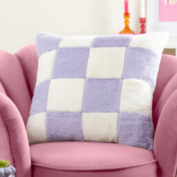 Heya Home Cozee Check Cushion Cover