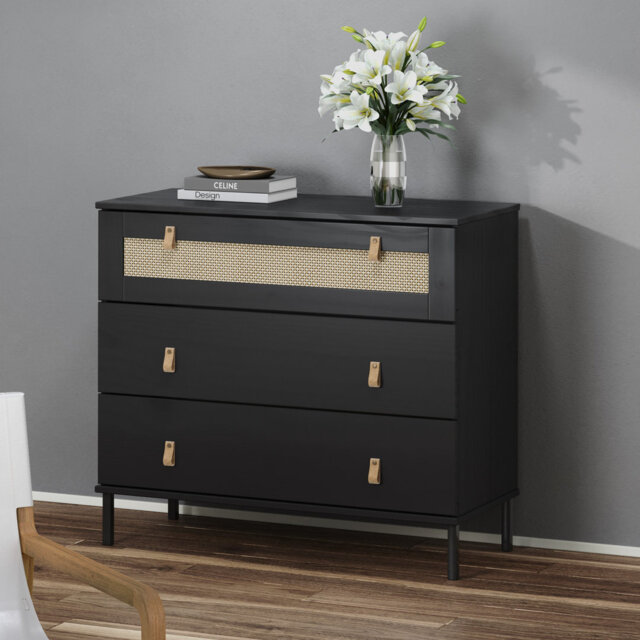 Burslem 90cm Solid Wood Sideboard